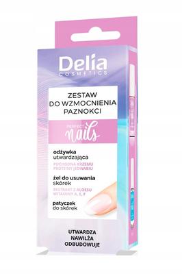 Delia Perfect Nails Zestaw Do Wzmocnienia Paznokci
