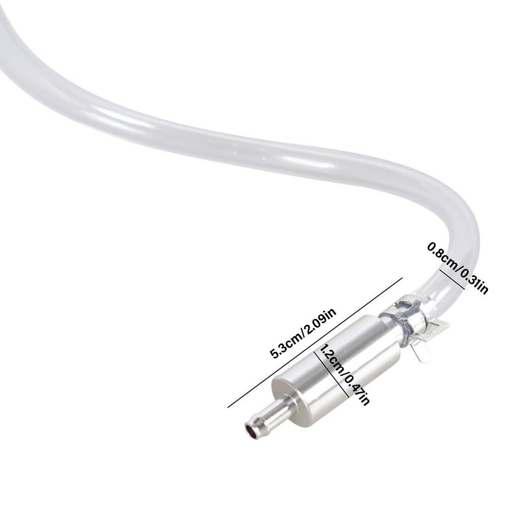 Brake Bleeder Hose One Way Check Valve Tube Bleeding Tool Kit for Motorcycle Clutch Vehicle Oil Extraction Tube