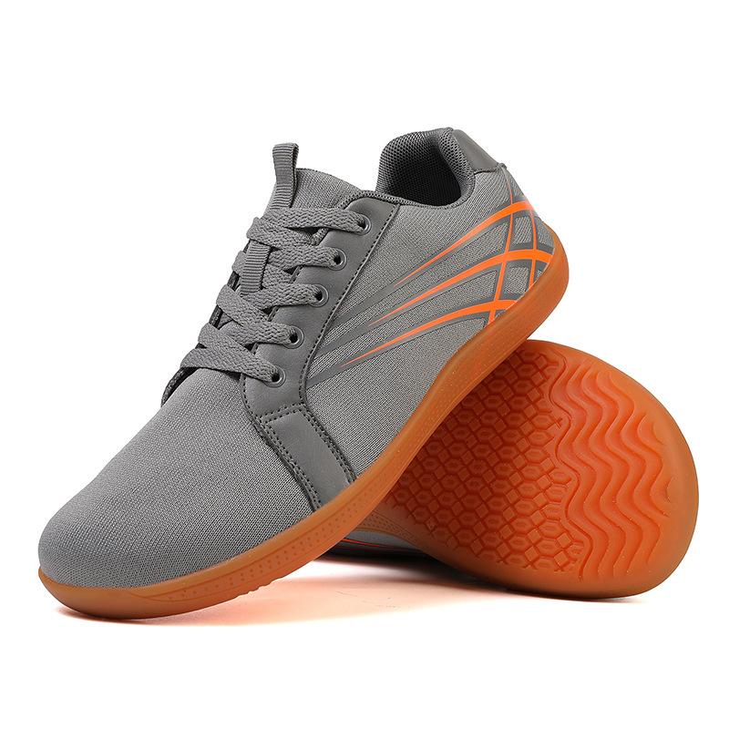 Outdoor Last Wide Toe Barefoot Shoes Flyknit Loose Sneakers Large Size Wide Head Shoes Barefoot Shoes