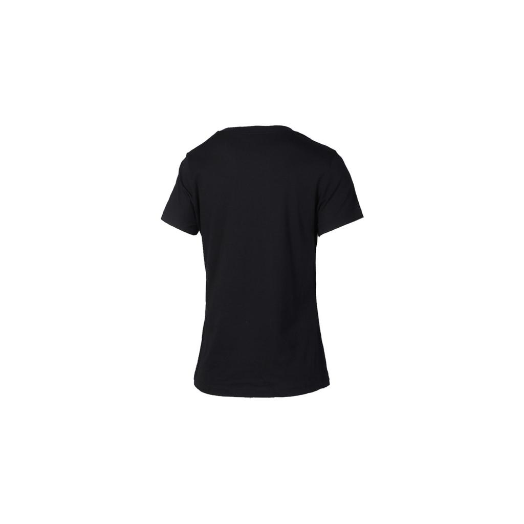 Nike T Shirts Women's Black Crew Neck Moderate Straight Fit CJ7915-010