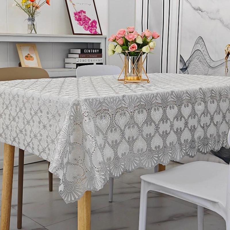 Față de masă pătrată imprimată PVC, impermeabilă, rezistentă la ulei, lavabilă, acasă, minimalistă, pentru masă, pentru masă.