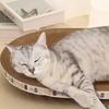 Corrugated Cat Scratcher Cat Scrapers Round Oval Grinding Claw Toys for Cats Wear-Resistant Cat Bed Nest Cat Accessories