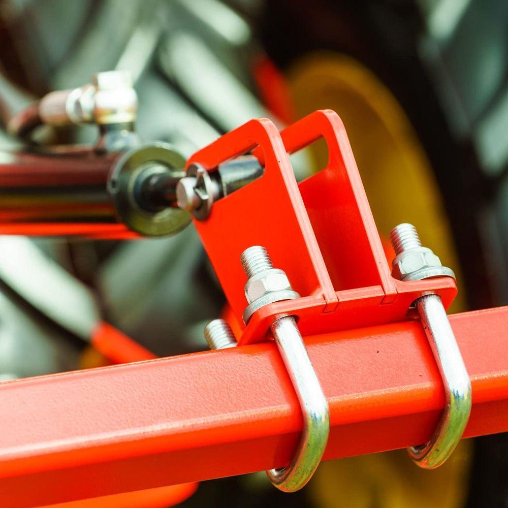 M10 firkantede U-bolter i rustfritt stål U-klemmebolt med muttere og plater U-klemmebolt