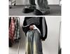 Men's Summer Trendy Wide-Leg Cargo Jeans with Large Pockets - Washed Retro Floor-Length Pants
