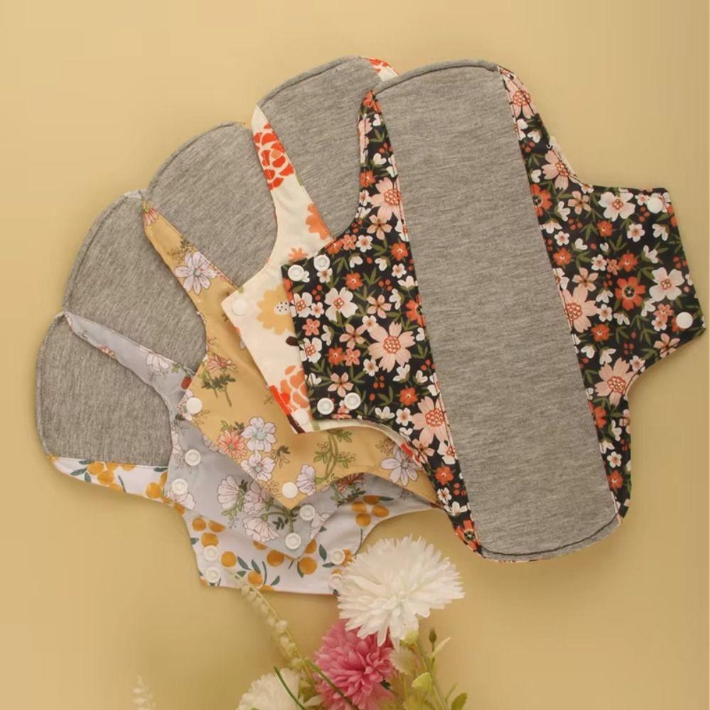 Graphene Reusable Sanitary Pads Leak Proof Menstrual Cloth Pads Nursing Pad for Women  Night