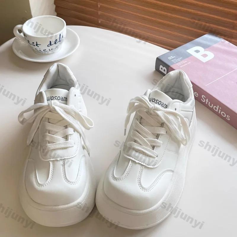 Mode Damen Freizeitsneaker Frühling Mode Damen Hochwertige Ballerinas Vulkanisierte Schuhe Damen Plateau Laufschuhe Zapatillas Mujer