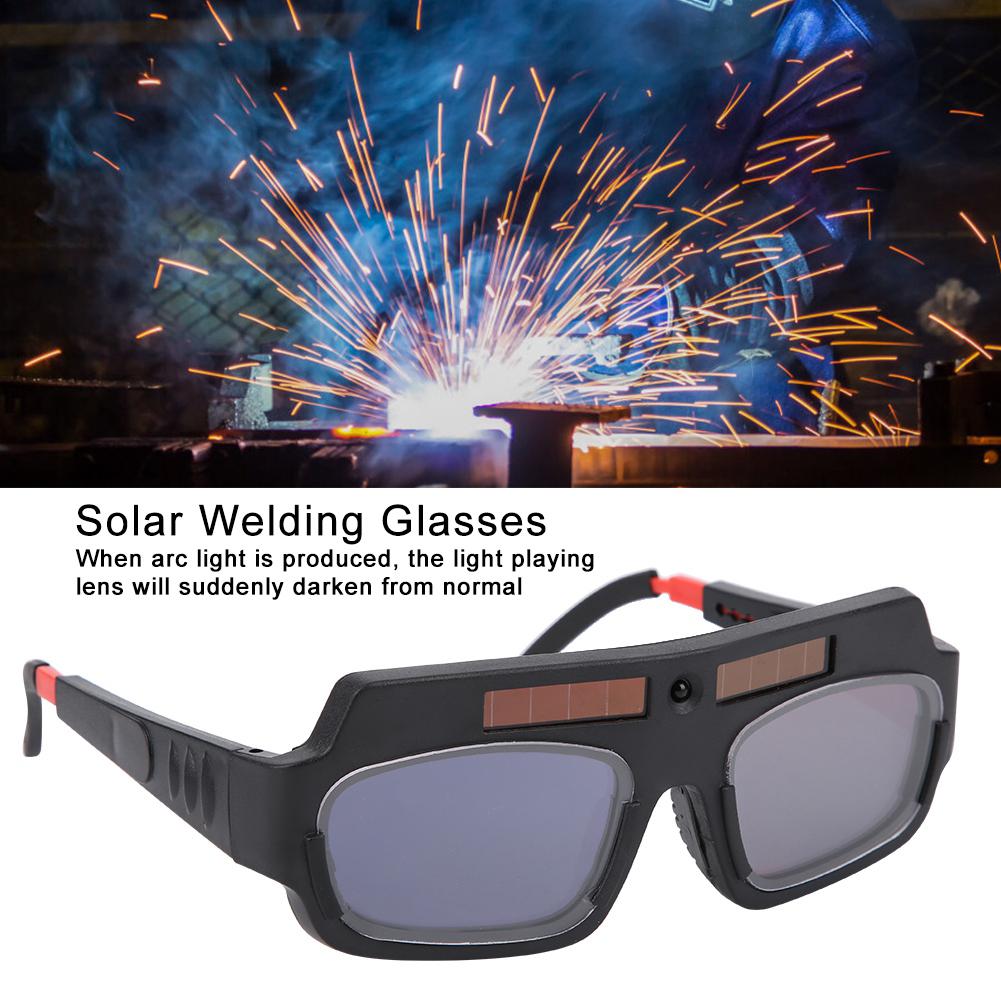 Solar Auto Darkening Protective Welding Glasses Argon Arc Welding Goggle Glasses