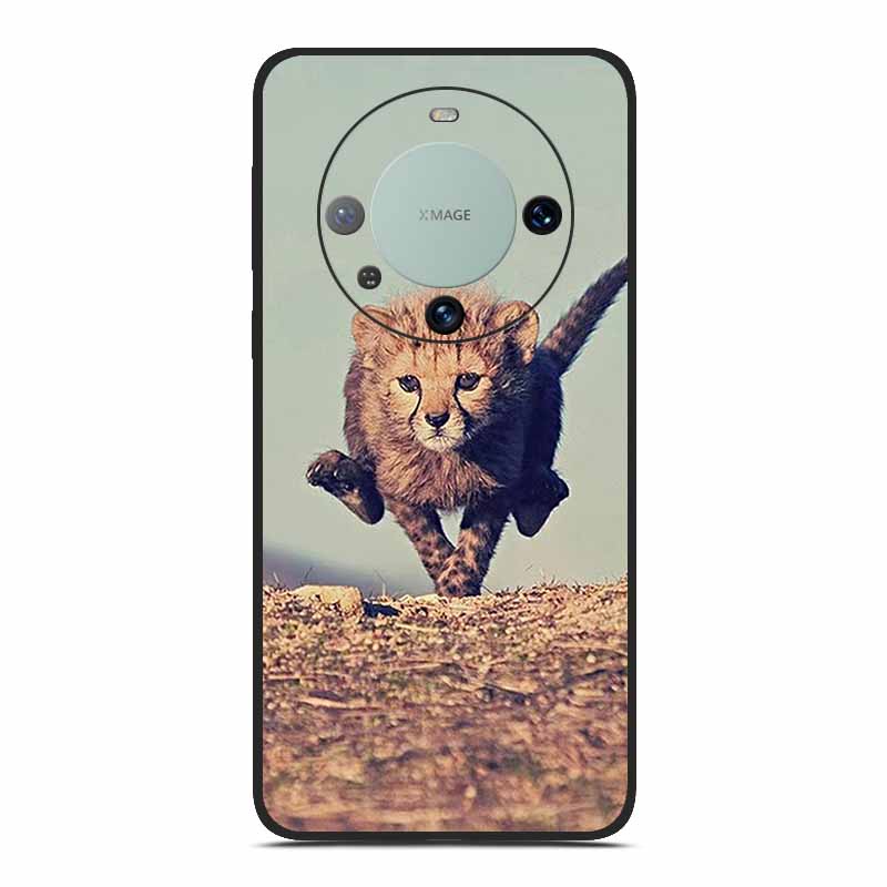 TPU Soft Phone Case for Huawei Mate 60 Funda Silicone Luxury Back Cover for Huawei Mate 60 pro Capa Animal Lion Dinosourus