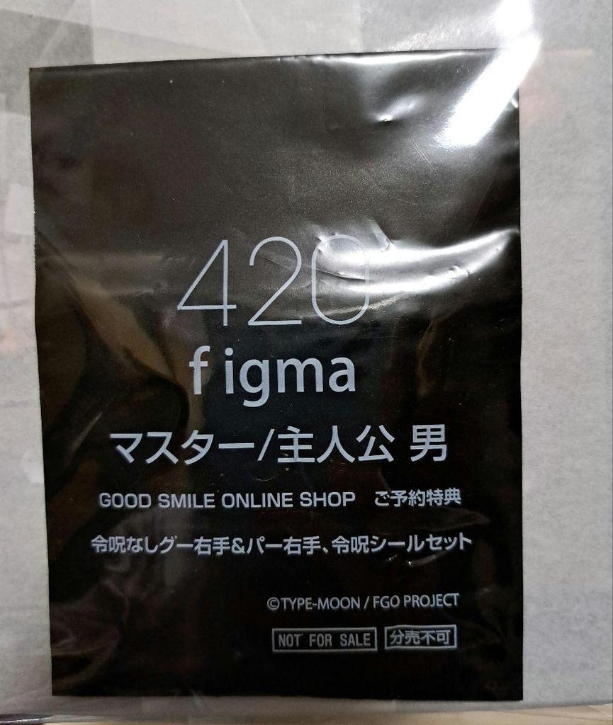 [USED] figma Master/Male Protagonist with Bonus