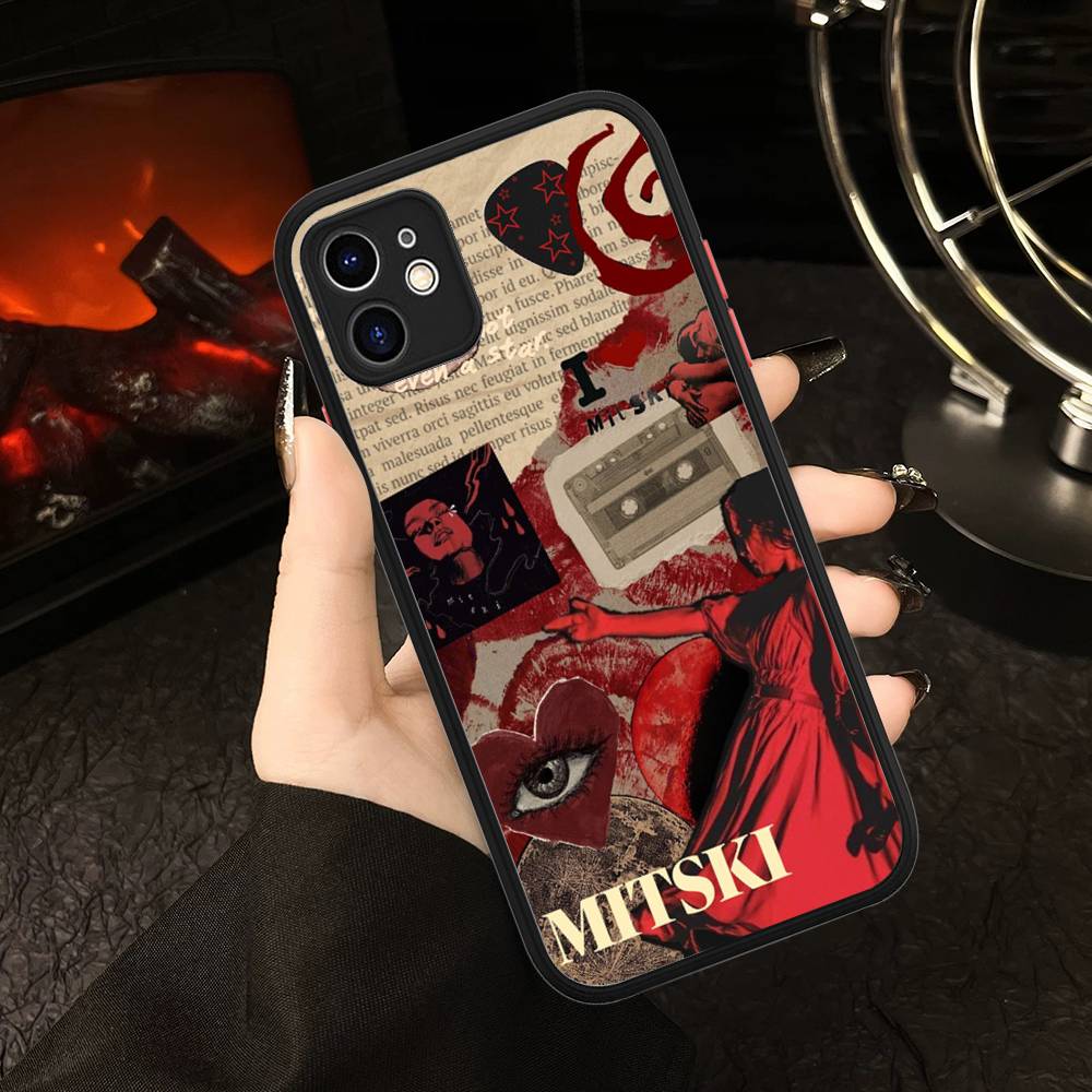 Popular Singer M-Mitski For IPhone Air 16 15 14 Plus 13 12 11 Pro Max Matte Cover Jelly Shockproof Phone Case