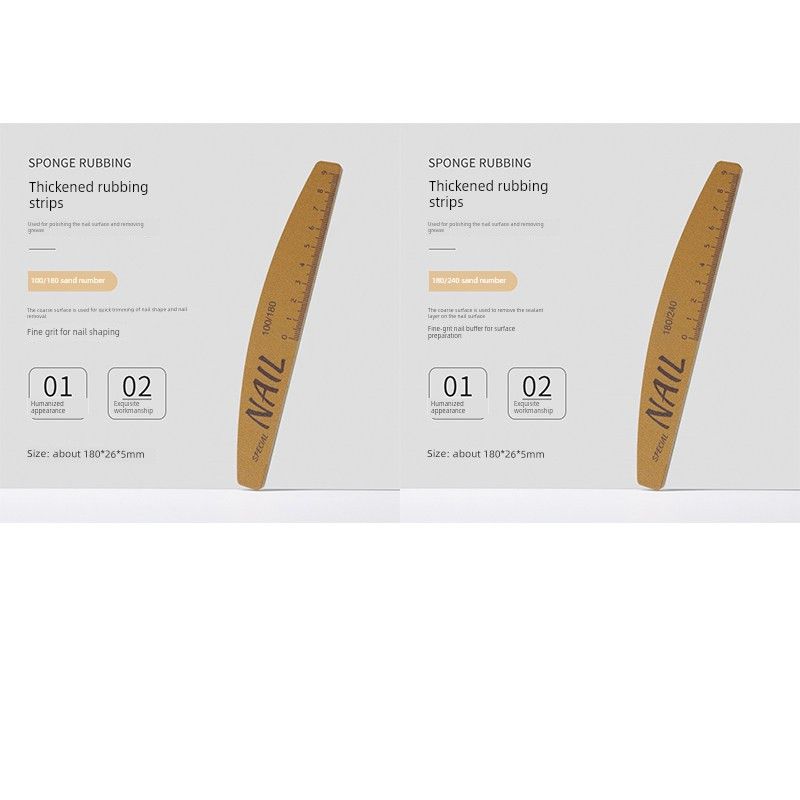 Nail Polishing Strips, Nail Buffing Strips, Sponge Polishing Strips, Nail Files, Polishing Sand Strips, Tools Suitable for Nail Salons