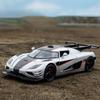 1/32 Koenigsegg ONE 1 Liga Esportes Carro Modelo Diecasts Metal Corrida Veículos Modelo Simulação Som e Luz Crianças Brinquedo Presente