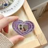 Japanese Small Fresh Glitter, Sequined Love Mirror, Mobile Phone, Airbag Bracket, Rhinestone, Magnetic Paste, Desktop Support Frame