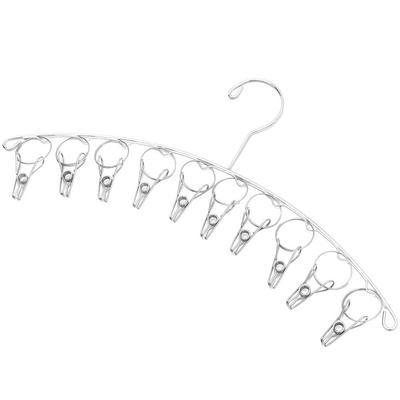 Percha Multiclips Sin Deformación a Prueba de Viento para Balcón Percha de Acero Inoxidable Hogar