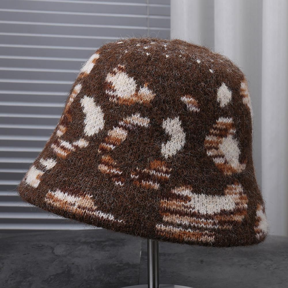 Autumn and winter new knitted fisherman hat fashionable versatile warm washbasin hat spot