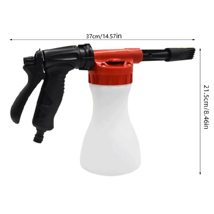 Pressure Washer Snow Foam Cannons Lances Guns Bottle Nozzles Tip Adjustable Foam