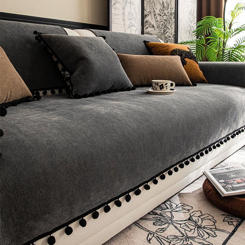 French Retro Style Special-Shaped Sofa Cushion Cushion Is Universal In All Seasons  New Straight Sofa Cushion Sofa Cover