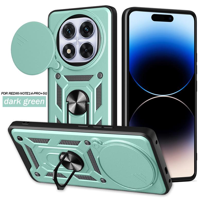 

Чехол для Xiaomi Redmi Note 14 Pro Plus 5G Бронированный Ударопрочный Задняя крышка Для Redmi Note 14Pro Plus + 5G Магнитное кольцо Держатель Coque Redmi Note14 ProPlus