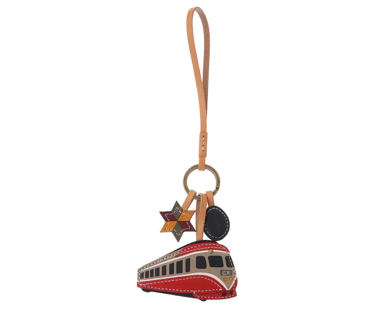 

Leather Charm Odakyu Romance Car 3000 Series Exciting Charm Red [Genten]