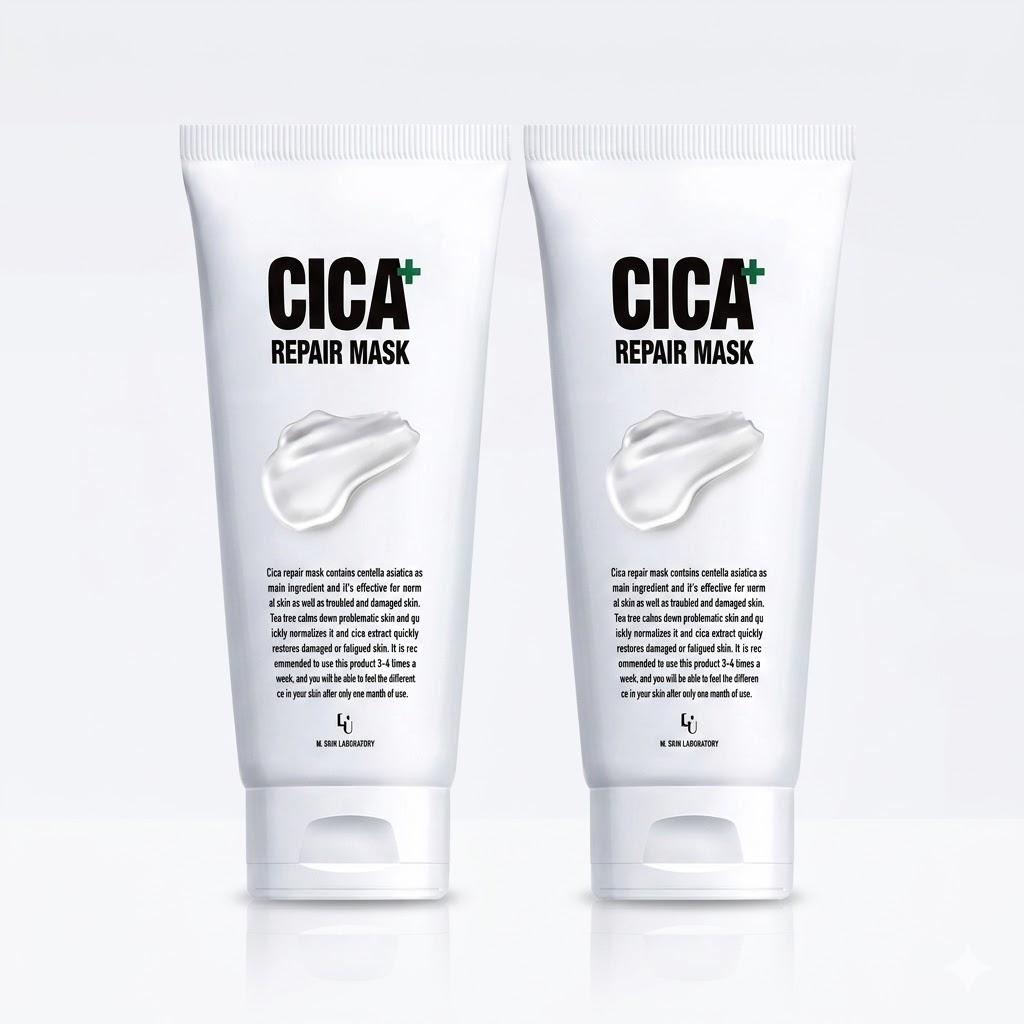[W-Skin Lab] Cica Plus Repair Serie Crème / Herstellend Masker / BHA Kalmerende Toner Pads
