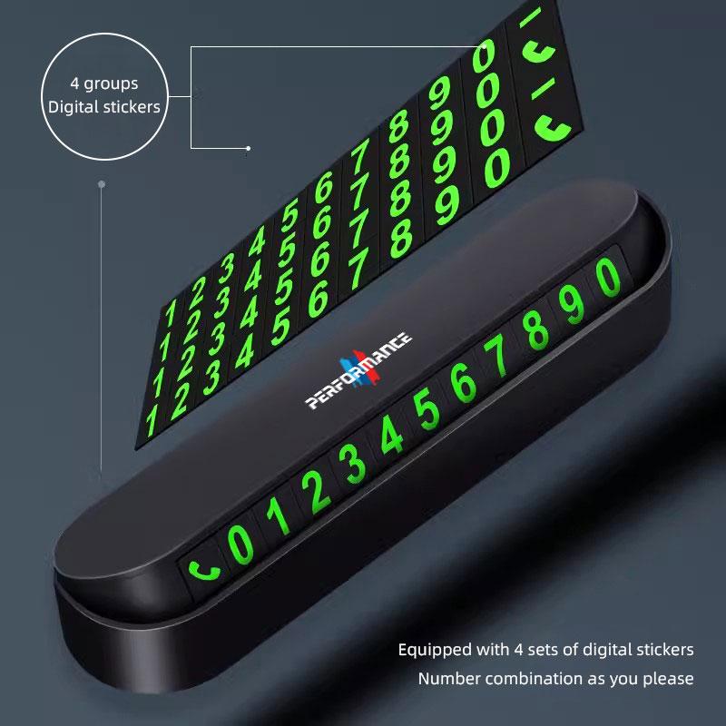 Temporary Parking Contact Number Plate Move Car Contact Card Accessories For BMW G80 G06 G07 G42 G14 G15 G16 F82 F20 F21 F83 M2