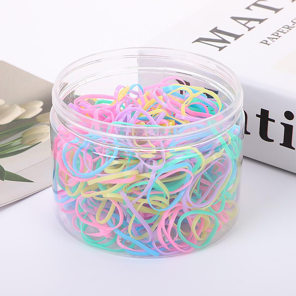 High Elasticity Colorful Rubber Bands for Baby Hair - Durable, Baby-Friendly Hair Accessories for Girls