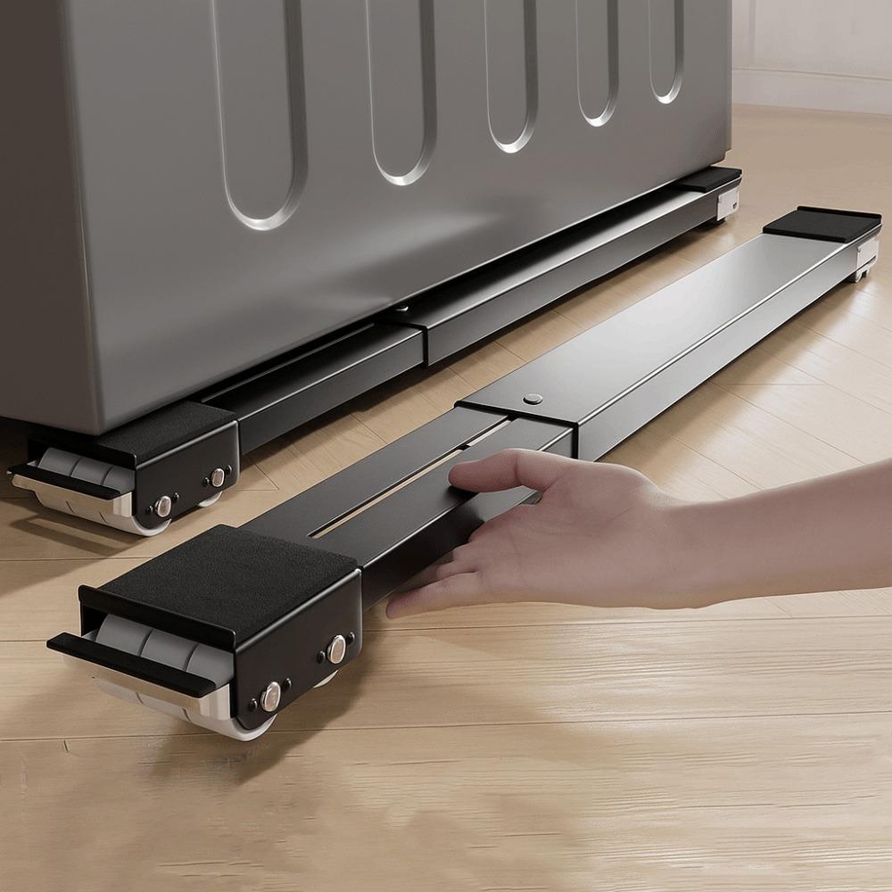With Wheels Refrigerator Stand Durable Mobile Roller Bracket Adjustable Stand  Furniture