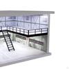 1/64 1/36 1/32 Car Diorama Scene with Lighted Storage for Diecast Collection