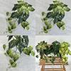 Artificial Silk Caladium Leaf Wall Hanging Vine Plant For Home Decor Wedding Props