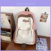 Casual Nylon Student Backpack For Girls And Boys With Breathable Design For School Use