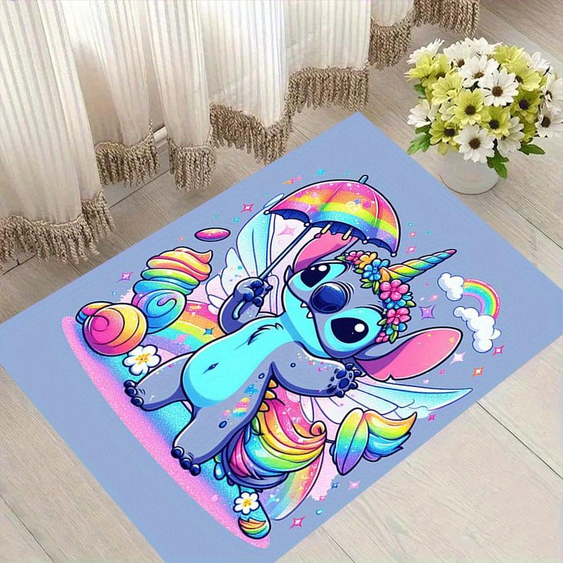 

1pc Stitch Pattern Area Rug Soft Flannel Floor Mat for Living Room,Office,Bedroom and Carpet,Sofa Coffee Table Floor Mat 60cm by 90cm
