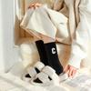 Polyester Wool Snow Boot Socks Solid Color Winter Warm Thick Socks Fashion Women Wool Socks  Women