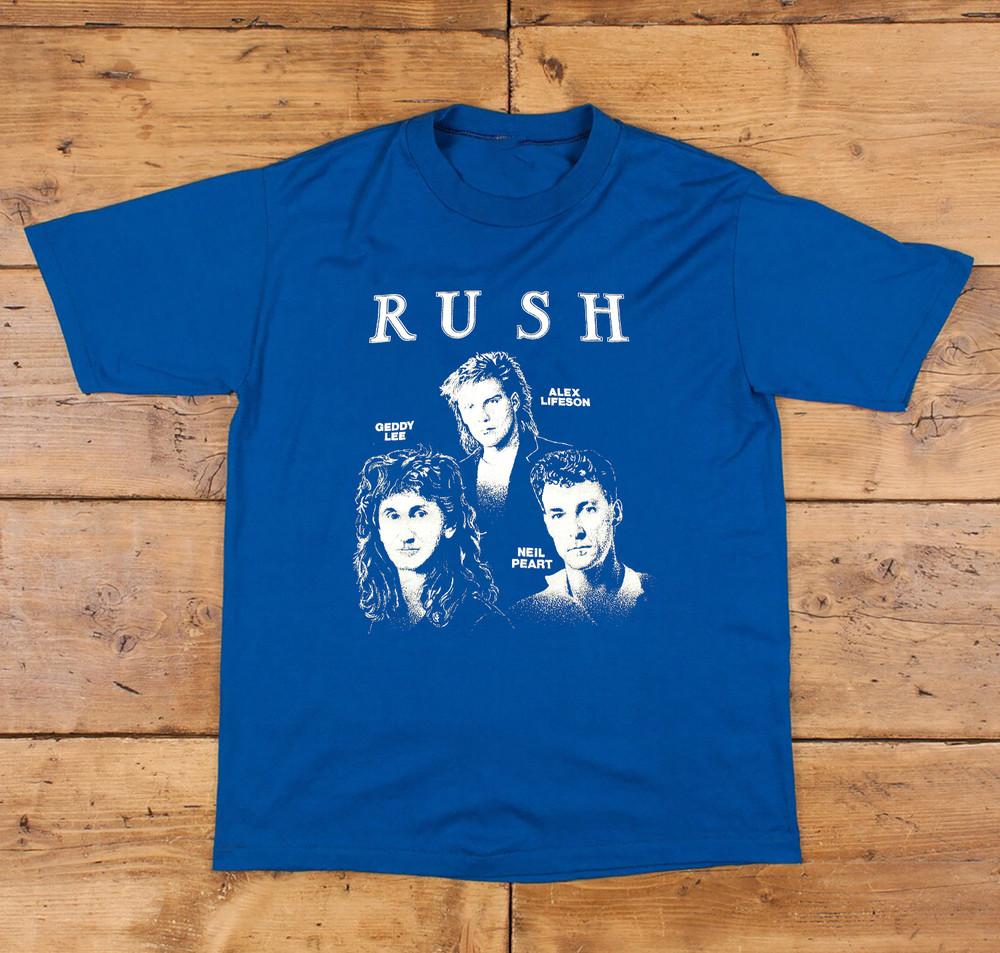 NEW Rare Rush Band Member Gift For Fan Blue S-5XL T-Shirt BT331 Unisex T-Shirt XXL