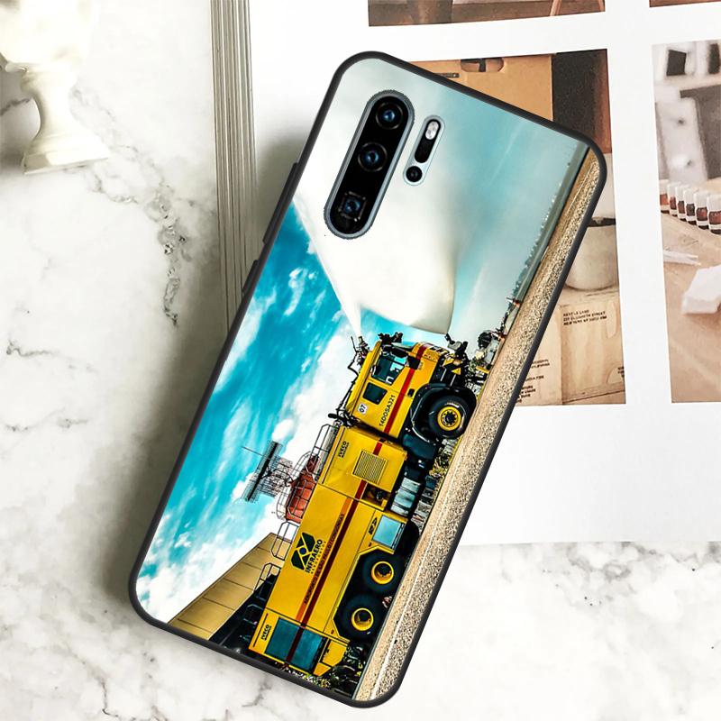Fire Truck For Huawei Nova 7i 8i 11i 12i 12s Y73 Y70 Y90 Y60 Y72 Y61 Y91 9 10 SE P40 Lite P30 Pro Case