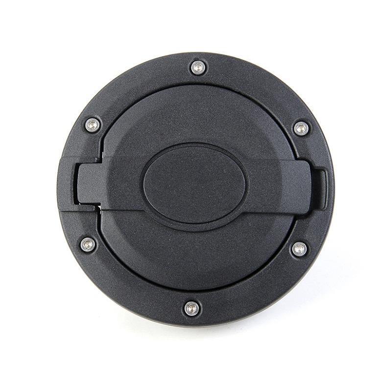 TESIN Auto-Tankdeckel, für Jeep Wrangler JK 2007–2017, ABS-Aluminiumlegierung, Auto-Außen-Gas-Tankdeckel-Abdeckung für JK