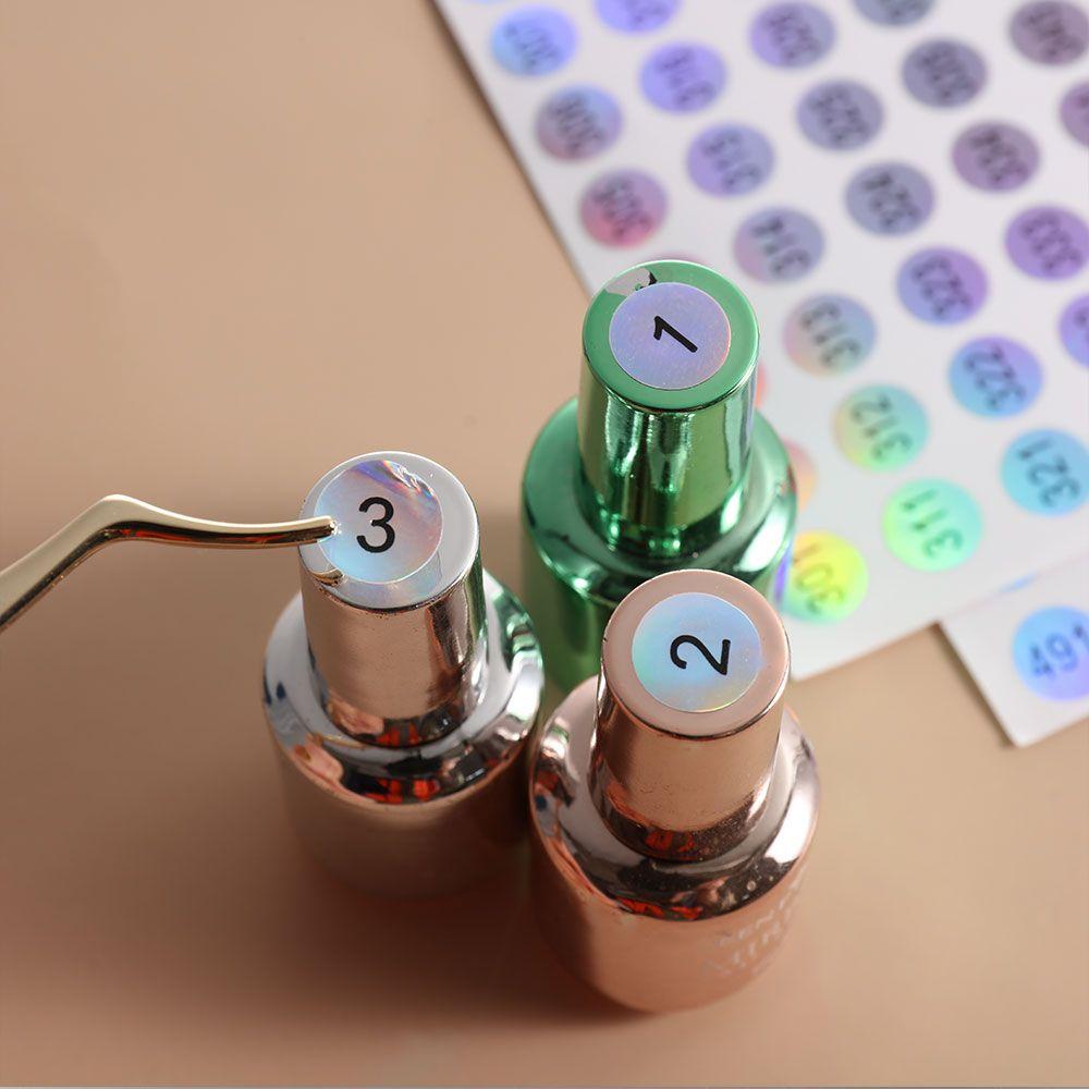 1-500 Krabička na řemesla Papírový obal Štítek Samolepicí Rozlišit Voděodolný Digitální štítek Číslo Samolepky Štítky