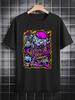 1pc Casual Crew Neck T-shirt