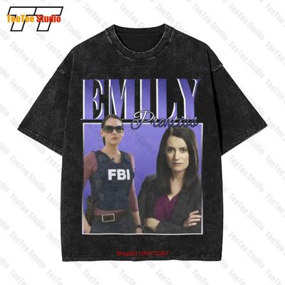 Criminal Minds Emily Prentiss Paget Brewster Tv Series Vintage Oversized Tshirt Wm09