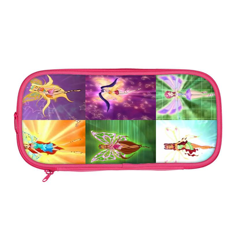 Winx Club Pencil Case Double Layer Storage Organizer For Students And Kids
