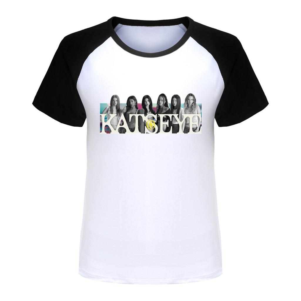 5350 Vardaglig Barn Flickor T-shirt KATSEYE Tryck Topp