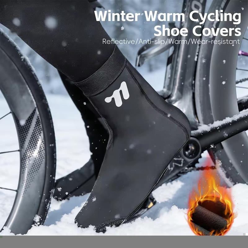 Winter Cycling Shoe Covers Warmth Windproof Bicycle Riding Boot Covers Multi-color for Men And Women