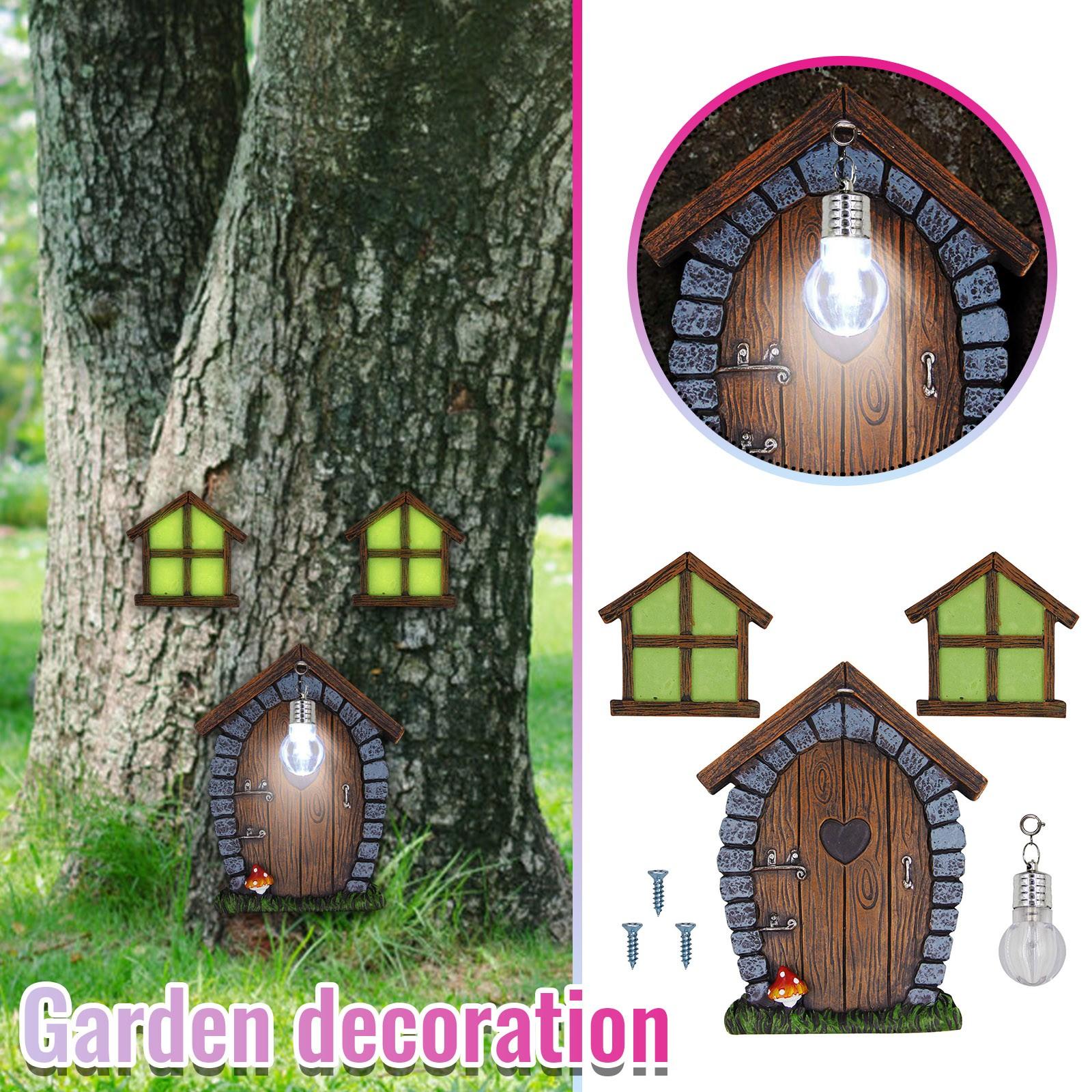 

Декоративный предмет из смолы Windows Gnome Домашние окна и двери