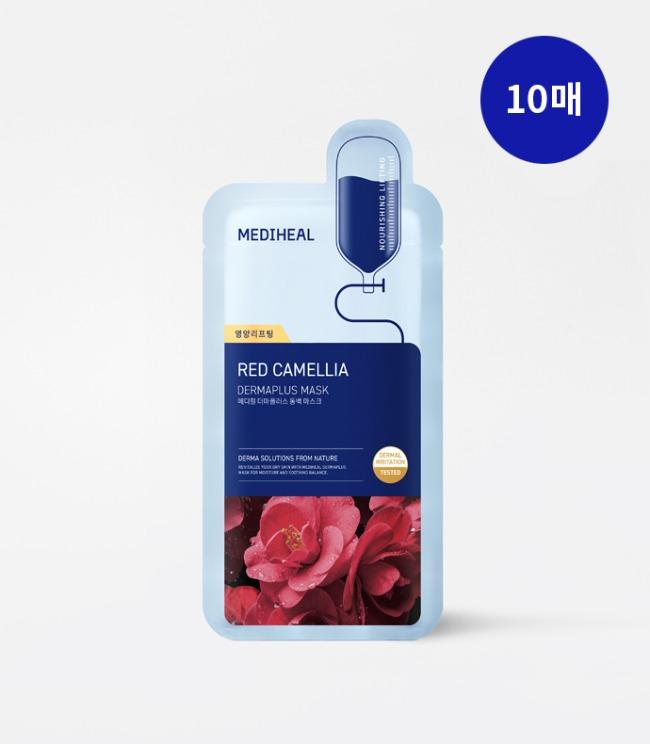 Derma Plus Camellia Mask 10 Sheets [Nutritional Lifting]