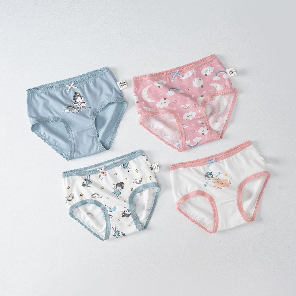 Girls' Custom Anti-Chafing Antibacterial Boxer Briefs & Triangle Shorts - 3 Pack