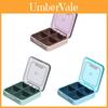 Portable Mini Pill Box With Dustproof Cover For Hiking And Camping Trips