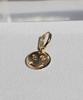 Bonbeau Cute Smile Ring Earrings Coin Drop Smile Earrings