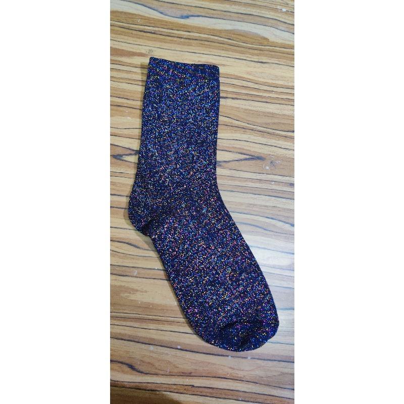Bunte Sexy Glänzende Socken Koreanische Styles Goldene Silberne Seidenstrümpfe Luxuriöses Design Hohe Qualität Damenstrümpfe