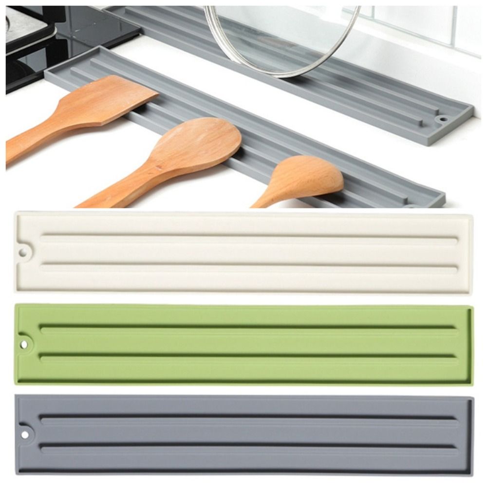 Non Slip Pot Lid Storage Mat Flexible Tableware Storage Pad Durable Cutting Board Rack  Kitchen