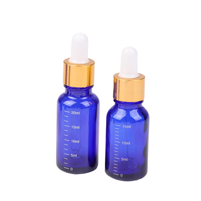 5 ml – 100 ml Tropfflaschen mit Skala, Reagenz, Augentropfen, blaues Glas, Aromatherapie-Flüssigkeitspipettenflasche, nachfüllbare Flaschen für unterwegs