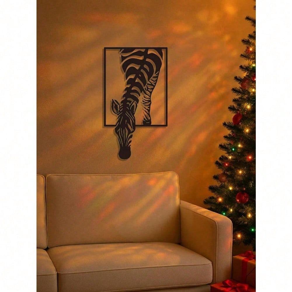 Modern Zebra Metal Wall Art Iron Craft for Home Office Decor Gift